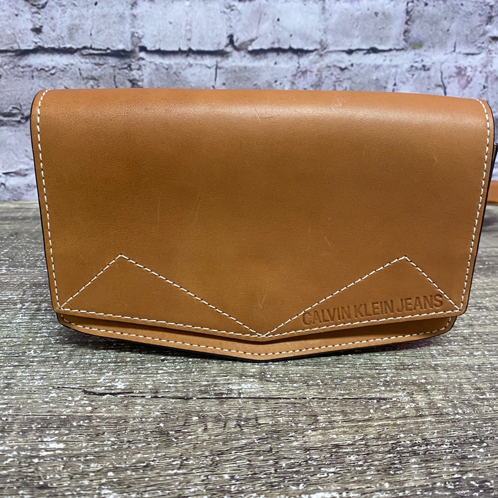 Calvin Klein Fanny belt pack brown leather size m/L